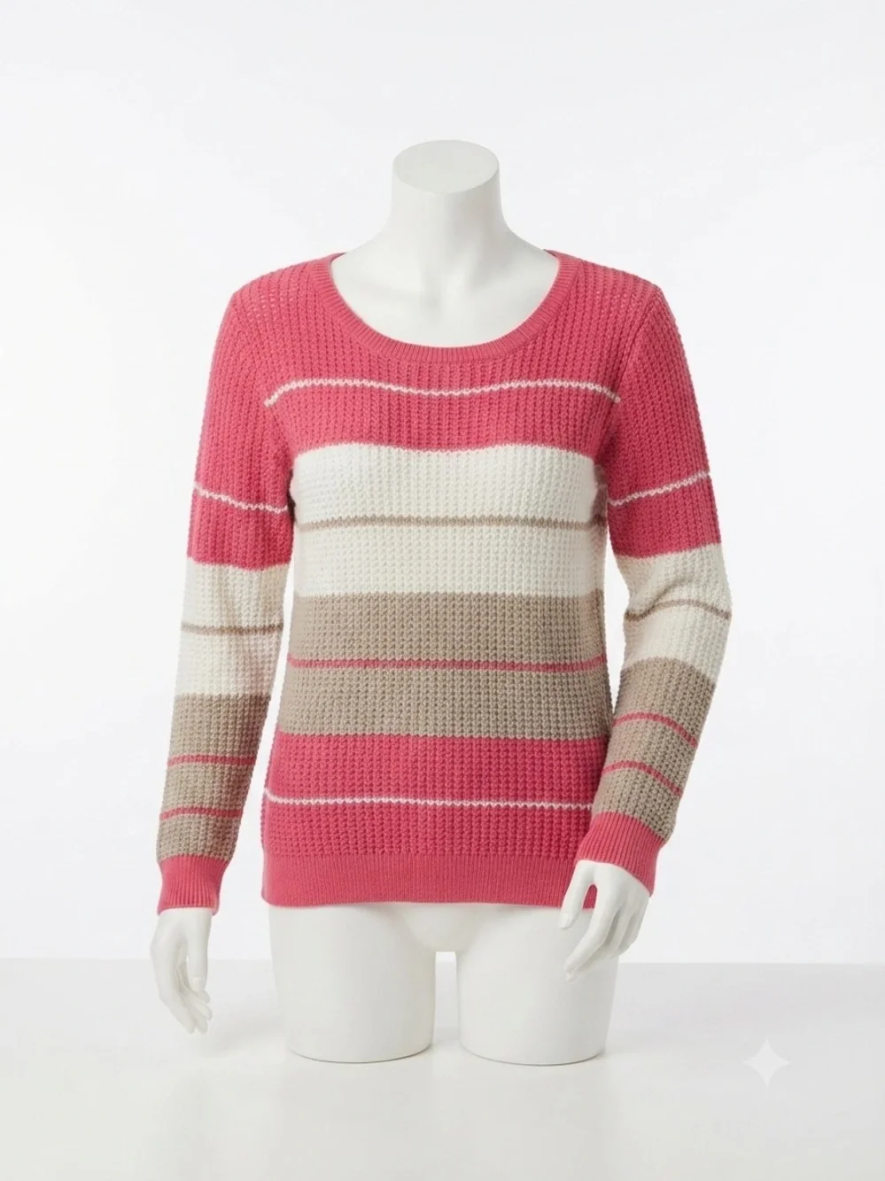 Devon Colorblock Multicolor Striped Sweater